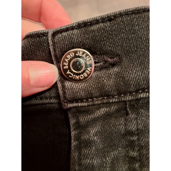 Veronica Beard Black Carson Ankle Flare High Rise Jeans Size 32 - Picture 14 of 16